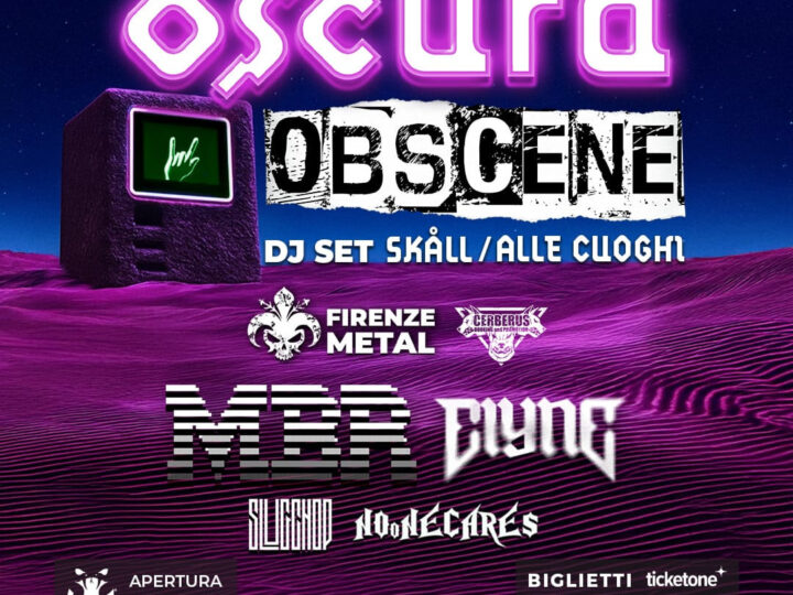 Oscura, il nuovo format in scena a dicembre a Firenze