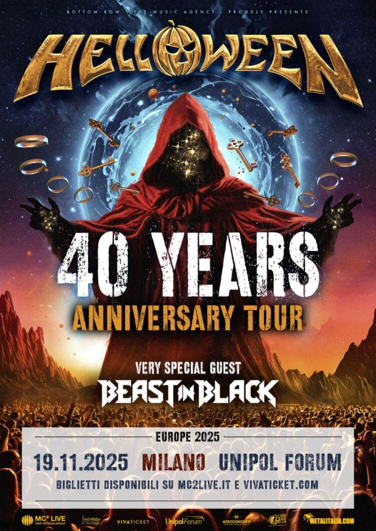 Helloween + Beast In Black @ Unipol Forum – Milano, 19 novembre 2025