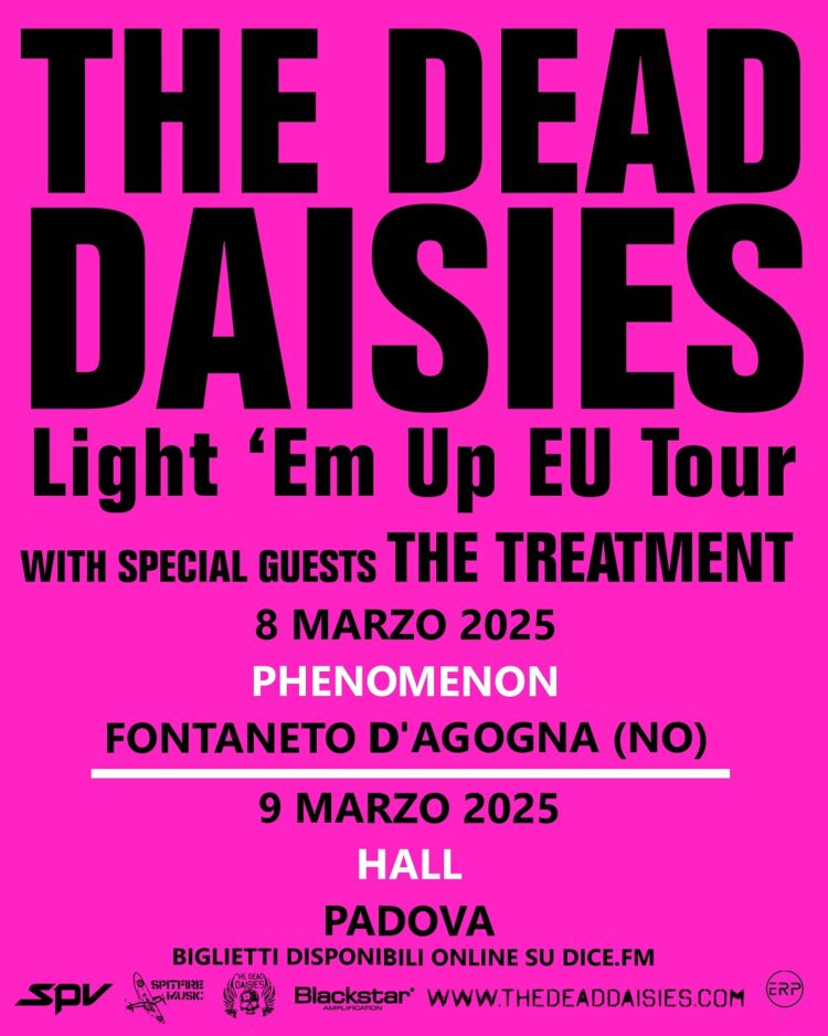 The Dead Daisies @ Phenomenon – Fontaneto D’Agogna ( No ), 8 marzo 2025