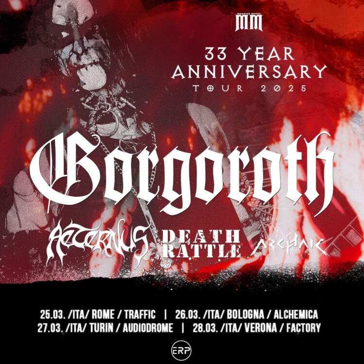 Gorgoroth + Guests @ Alchemica Music Club – Bologna, 26 marzo 2025