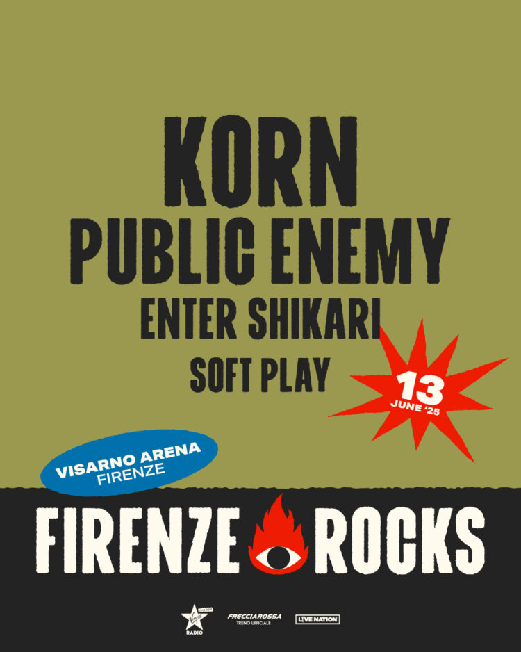 Korn + Public Enemy & Special Guest @ Firenze Rocks – Visarno Arena, 13 giugno 2025