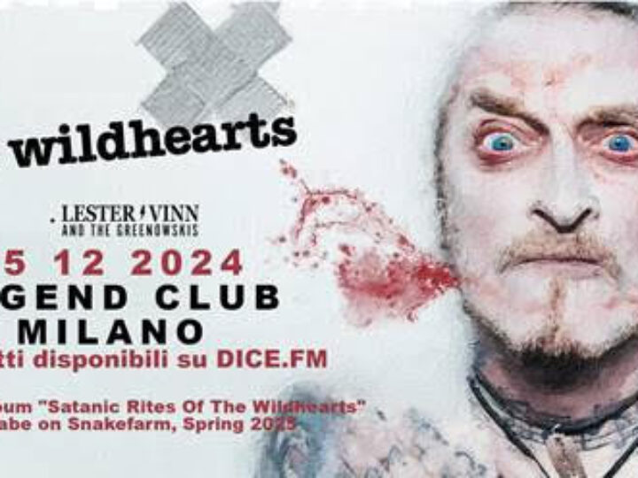 The Wildhearts, live il 15 dicembre a Milano