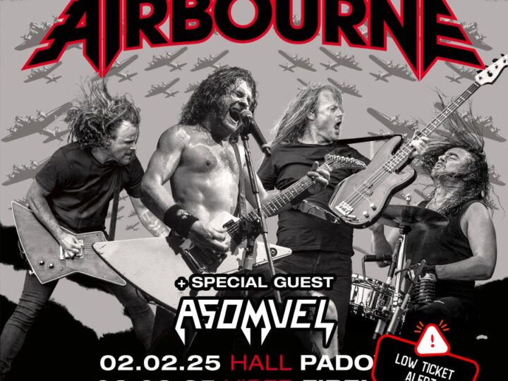 Airbourne, gli orari delle date di Padova e Firenze