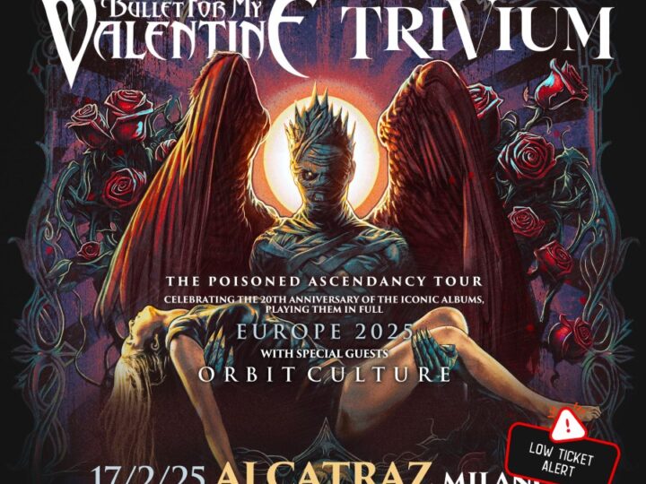 Bullet For My Valentine e Trivium, gli orari della data di Milano