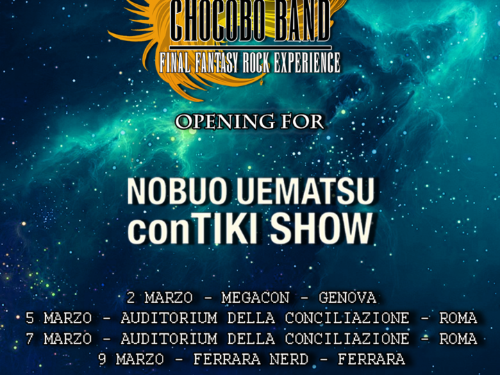 Nobuo Uematsu, live in Italia con quattro concerti