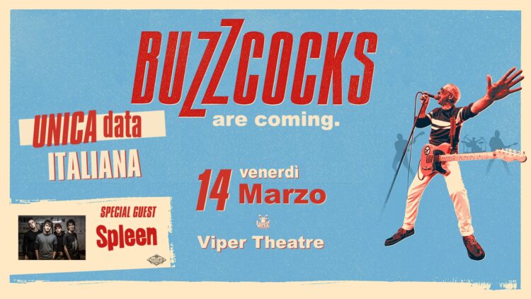 Buzzcocks @ Viper Theatre – Firenze, 14 marzo 2025