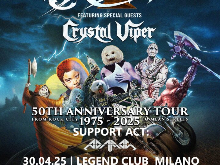 Riot V + Crystal Viper @ Legend Club – Milano, 30 aprile 2025